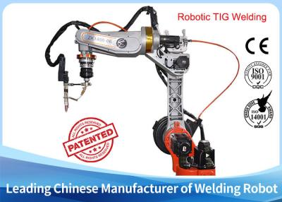 China Estação de trabalho da combinação do robô de soldadura com Positioner, manipulador da soldadura de MIG de 6 linhas centrais à venda