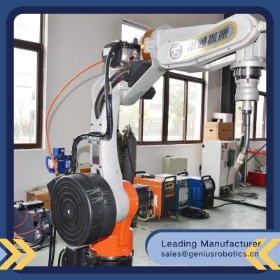 China High Speed MIG Welding Robot , Articulated Robotic Welding Arm For Steel Structure for sale