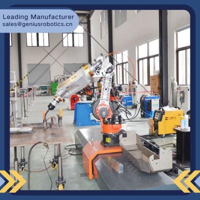 China Compact Pipe Mig Welding Manipulator Positioners Motorized Adjustable Linkage Control Precise for sale