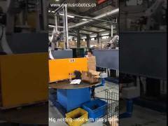 Six Axis Industrial Robotic Welding Machine Steel Structure