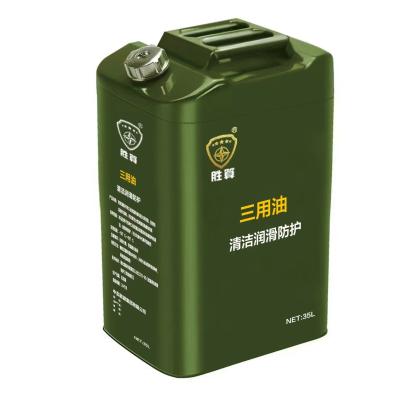 China Gasoline Fuel Tank Petrol Jerry Can 20 Liter Gal Oil Drum Green Steel Cold Rolled Plate for sale