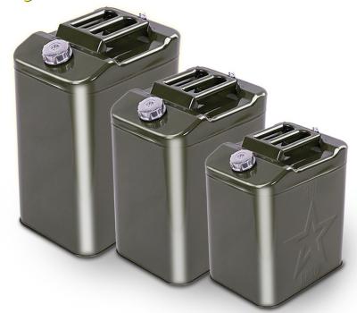 China Cubeta do óleo do metal de Tin Can With Handle Square 0.23mm de 1 galão à venda