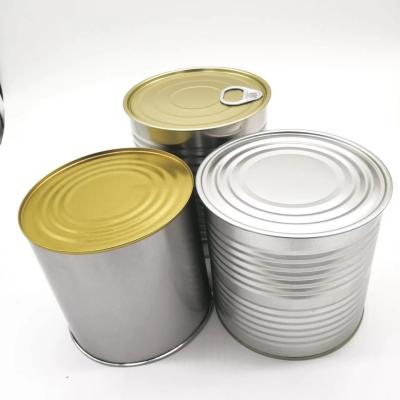 China 500ml Capacity Food Tin Can Round Customed Printing en venta