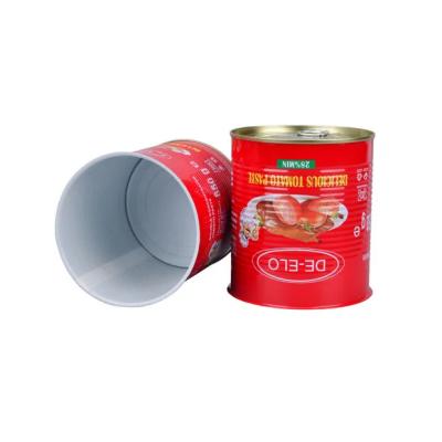 China Customed Round Rectangular Metal Tinplate Food Tin Can with Easy Open Lids/Aluminum Foil en venta
