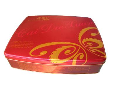 China 0.22mm Small Rectangular Tin Containers PMS Empty Tin Box for sale