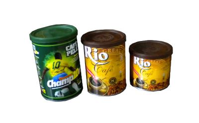 China caja de almacenamiento del café de Tin Cans Food Storage 0.21m m del café 250ml en venta