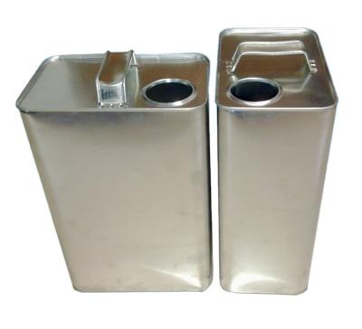China 3L Automotive Paint Cans 0.22mm Large Rectangular Tin Containers for sale