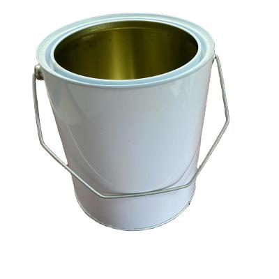 China Chemical 4 Litre Empty Paint Tins Containers White Coating for sale