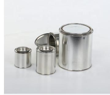 China Round 5L Tinplate Empty Metal Container Tin For Food Storage for sale