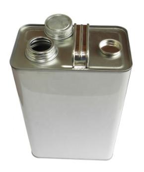 China 4L Engine Oil Tin Can Metal Handle Lids Square Tin Containers for sale