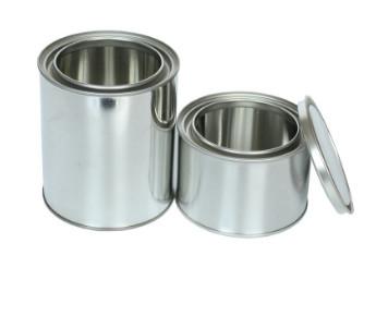 China Cylindrical 1 Gallon Metal Paint Can Lids CMYK ISO9001 for sale