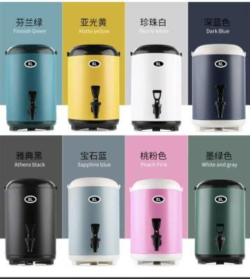 China 12L Stainless Steel Water Barrel Milk Tea Thermos Bucket for sale
