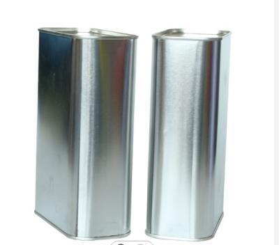 China 1L motorolie Tin Can White Plastic Cap Rechthoekig Tin Containers Te koop