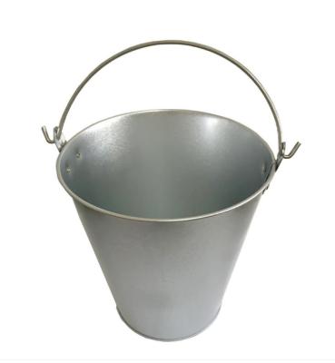China 12L Metal Champagne Bucket 0.25mm Wine Bottle Chiller Bucket for sale