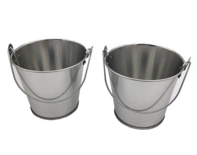 China Bar Stainless Steel Wine Container CMYK Champagne Ice Bucket for sale
