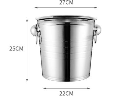 China 3L Stainless Steel Wine Containers Party Metal Champagne Bucket for sale