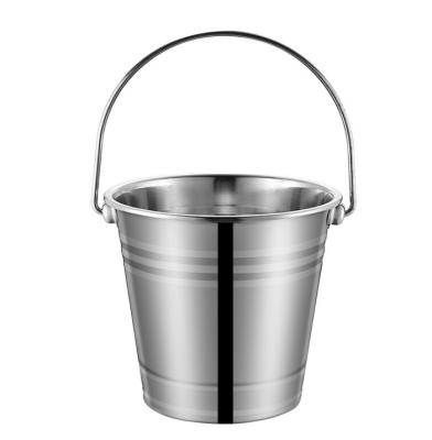 China 306 Stainless Steel Wine Container Top Handle Beer Ice Bucket for sale