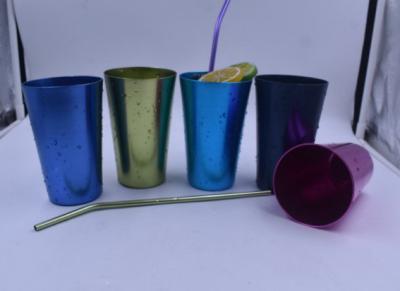 Buy Wholesale China 200ml Blue Unique Drinking Glasses Colored Glass Water  Cup & Colored Glass Water Cup at USD 0.65