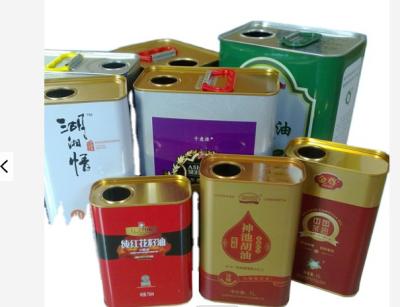 China metal de 250ml 20L que cocina el empaquetado peligroso de las mercancías de Tin Container Food Packaging Cans en venta