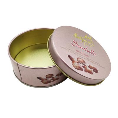 China SGS Easy Carry Moon Cake Iron Tin Cookie Box Food Safe for sale