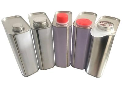 China Paint Packaging Aerosol Tin Can Square Metal Pail Fast Dispatch 4 Colors Printing for sale