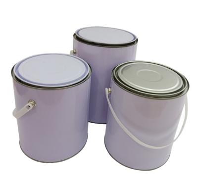 China Manufacturer supply cheap round empty paint bucket drum paints bucket drum paint barrel with handle for sale