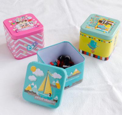 China ODM Empty Candy Candle Tin Box Gift Decorative Metal Packaging for sale