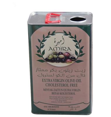 China 0.1L-5L metal vazio Tin Cans For Olive Oil retangular à venda