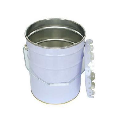Chine tambours métalliques de Pail Bucket 18L de peinture de l'impression offset 4C  à vendre