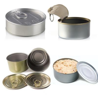 China Sunshine Ring Pull Tuna Fish 100ml Empty Tin Cans for sale