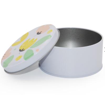 Китай Цветок напечатал мини круглой коробку конфеты Tinplate металла замороженную жестяной коробкой продается