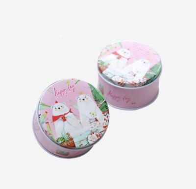 China Custom Printed 0.23mm Metal Tin Box With Removable Lid for sale