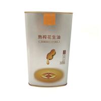 China 1.2L Olive Oil Tin Cans Food Grade Peanut Vegetable Oil Sealed Can Custom Logo for sale