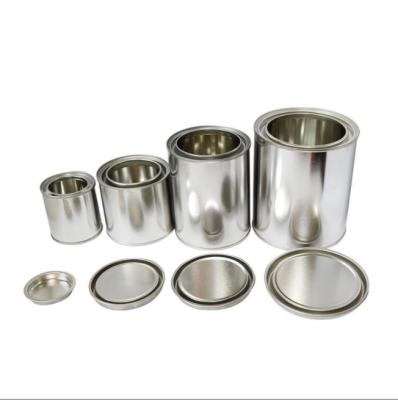 China 1L verf Pail Bucket Waterproof Metal Lid Mini Tin Pails Te koop