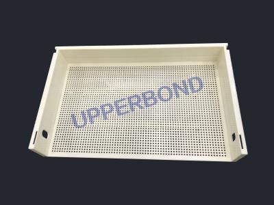 China Cigarette Making Machinery Plastic Tray Filter Rod Trays Holder Beige Color for sale