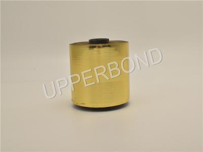 China Custom Gold Holographic Tear Tape Packing Tape For Cigarettes Packer for sale
