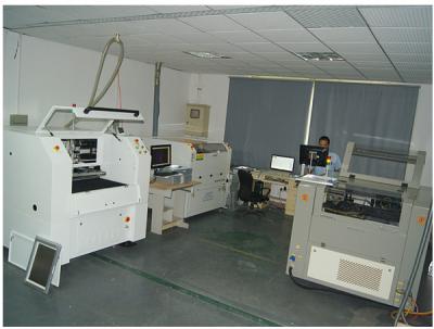China PCB Manufacturing UV CNC Laser Cutting Machine for Small Hole Drilling FPC Printed Wiring Boards for sale