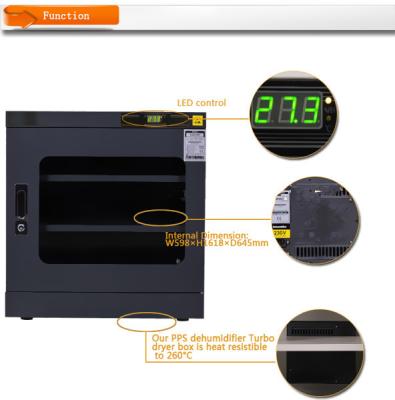 China LED Control Electronic Humidity Desiccator Camera Dry Cabinet / Electronic Dry Cabinet for sale