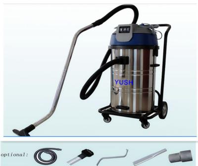 China Impact resistance Industrial Wet Dry Vacuum Cleaners 60L for heavy duty workshop for sale