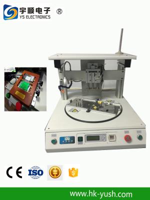 Chine machine de soudure de la barre 10w chaude avec deux montage rotatoire, machine à connecter de la chaleur d'impulsion à vendre