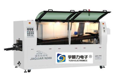 China Auto Wave Soldering Equipment , Full Process Monitoring Dual Wave Soldering Machine for sale