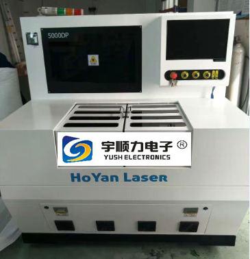 China Ultraviolette Lasersnijmachine - het Dubbele Mes van het Lijstmalen - MicroScan-Snijmachine (Model: 5000DP) Te koop