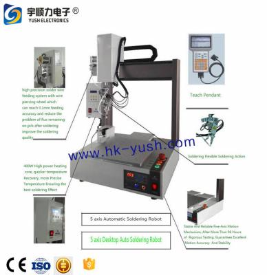 China 6 Axis 5 Axis 4 Axis Desktop Robotic Soldering Machine for sale
