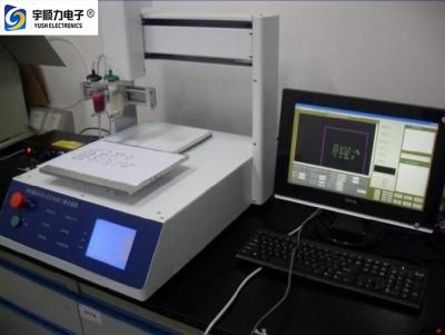 China 4 máquina de dispensación líquida de las hachas 300*300*60m m SMT en venta