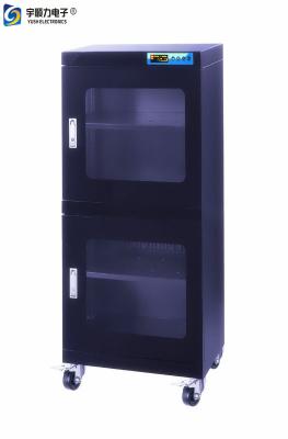 China Black Humidity Cabinet Desiccant Dry Box Anti - ESD Powder Coating for sale