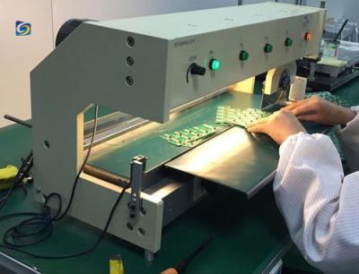 China LED Aluminum Plate V Cut Pcb Separator / V Cut Pcb Depaneling Machine for sale
