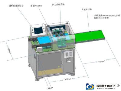 China La máquina del PWB Depaneling de Dremel del ordenador puede cortar las placas de la pluralidad en venta