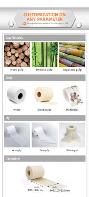 China Bathroom 13.5g 100mm Tissue Napkin Paper Jumbo Roll Toilet Paper for sale