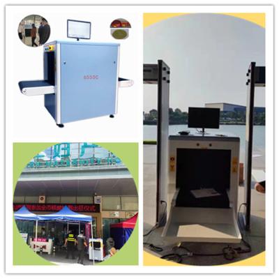 China 220V Airport X Ray Baggage Scanner 650x500 Tunnel Windows Operation for sale