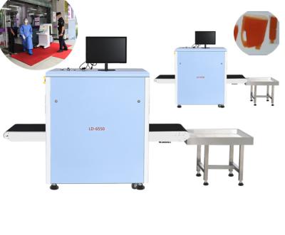 China Equipo de la investigación del equipaje del aeropuerto del escáner del equipaje de la radiografía del LD 6550C 180Kg en venta